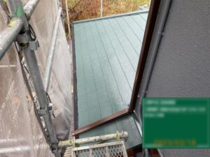 落ち葉よけ設置工事　K様邸