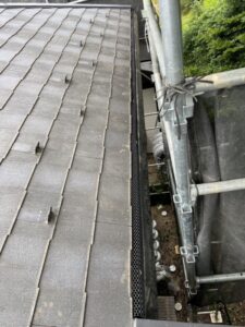 落ち葉よけ工事　岐阜市福富　M様邸